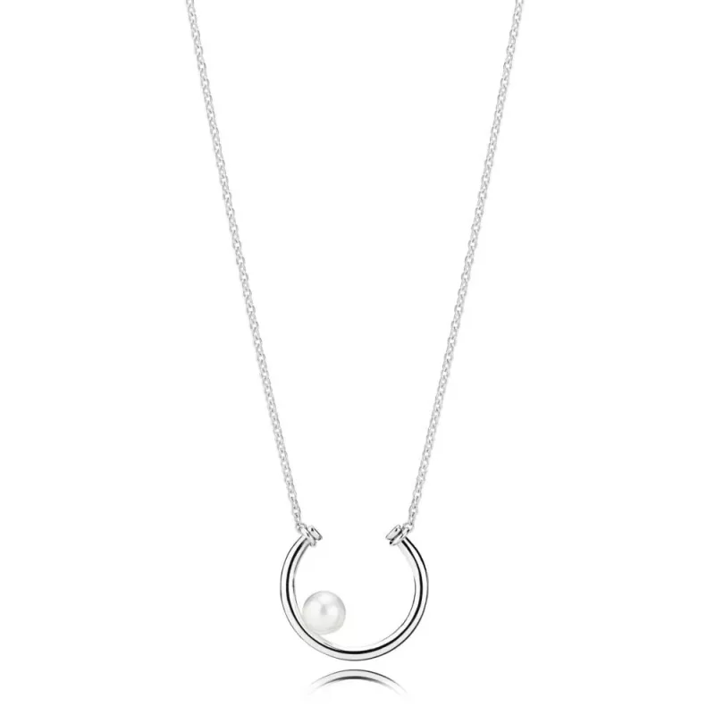 (bild till) PANDORA Contemporary Pearl Halsband 397526P