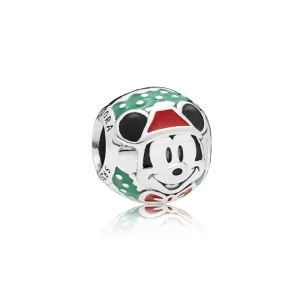 (bild till) PANDORA Disney Mickey Mouse Santa Charm Berlock 797502ENMX