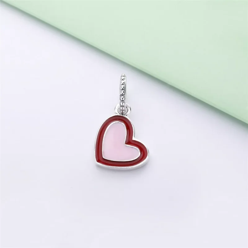 (bild till) PANDORA Asymmetric Heart of Love Berlock 797820ENMX - View 3