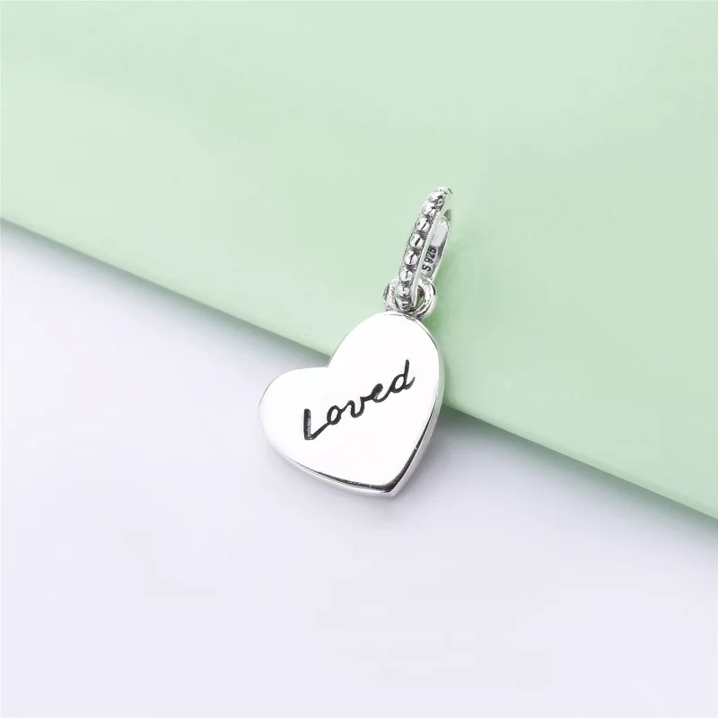 (bild till) PANDORA Asymmetric Heart of Love Berlock 797820ENMX - View 4