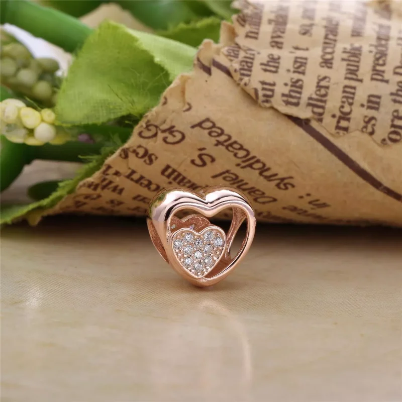 (bild till) Pandora Berlock Förenade 14 Karat Roséguld - 781806Cz - View 2