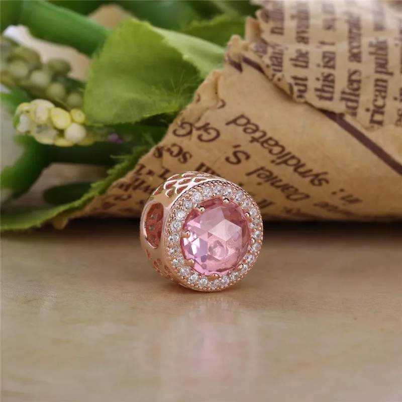 (bild till) Pandora Berlock Strålande Hjärtan 14 Karat Roséguld - 781725Nbp - View 2