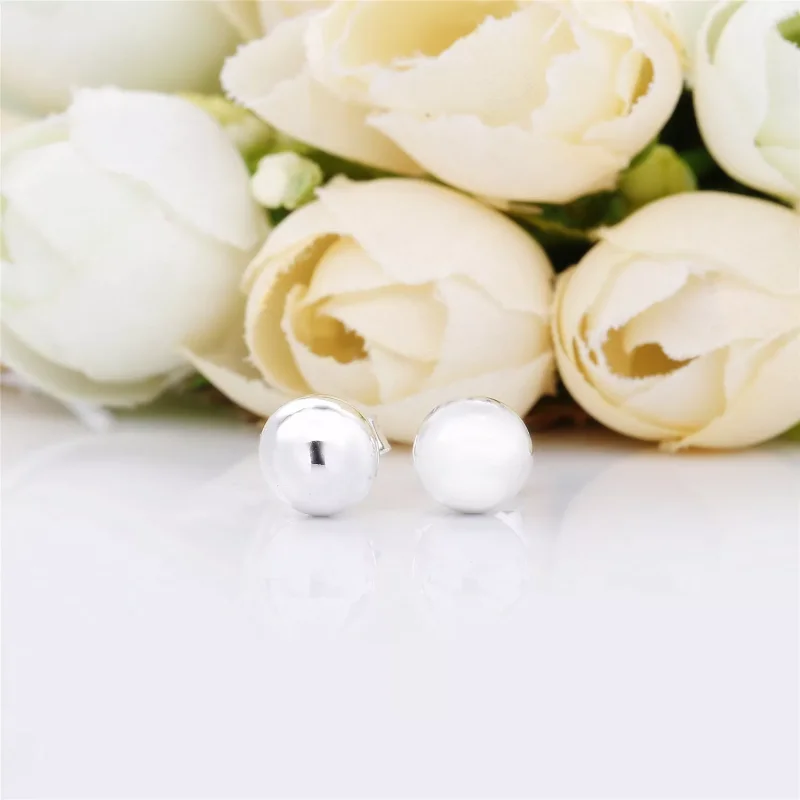 (bild till) PANDORA Classic Beads Stiftörhängen 297568 - View 2