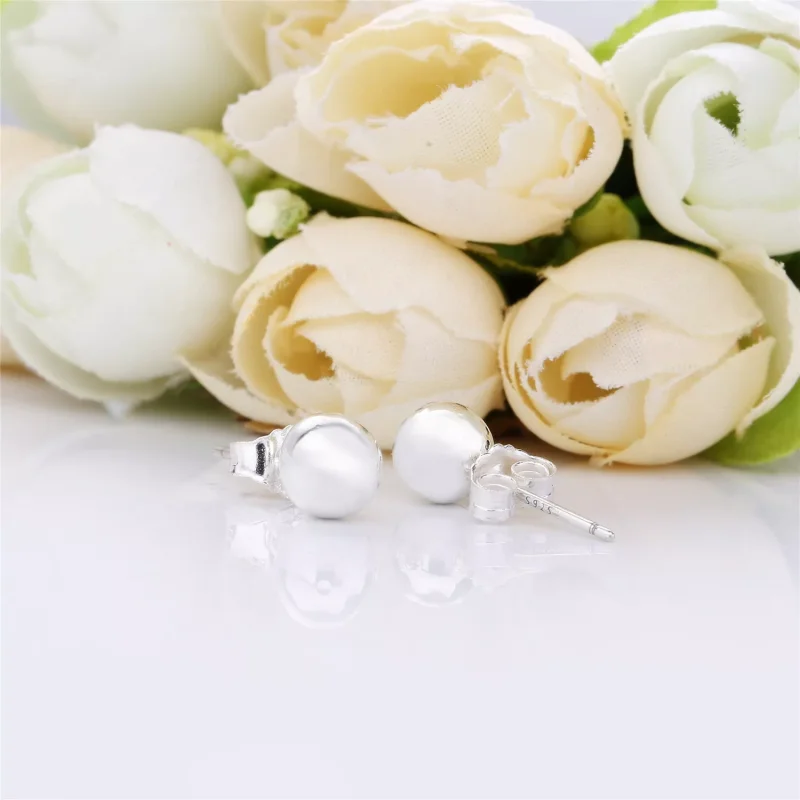 (bild till) PANDORA Classic Beads Stiftörhängen 297568 - View 3