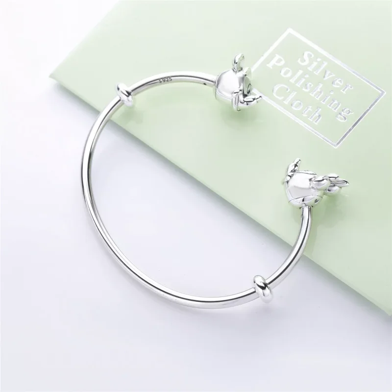 (bild till) PANDORA Disney Mickey Mouse & Minnie Mouse Öppen armring 597494 - View 3