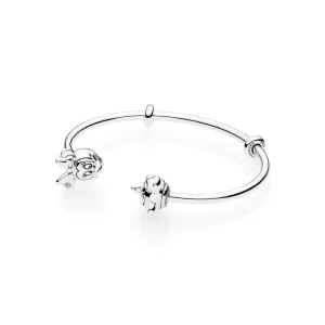 (bild till) PANDORA Disney Mickey Mouse & Minnie Mouse Öppen armring 597494