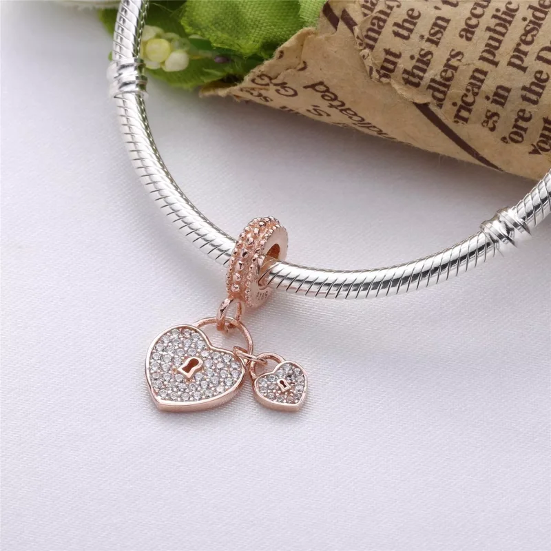 (bild till) PANDORA Love Locks Hängberlock 781807CZ - View 2