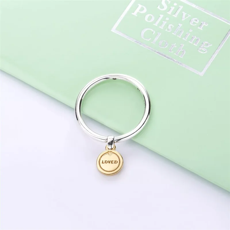 (bild till) PANDORA Medallion of Love Ring 167823 - View 4