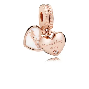 (bild till) PANDORA Mother & Daughter Hearts Hängberlock 782072EN23