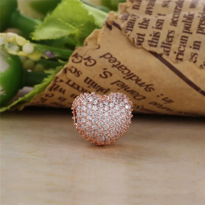 (bild till) PANDORA Pavé Open My Heart Klämstopp 781427CZ - View 2