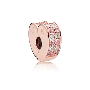 (bild till) PANDORA Pink Mix Arcs of Love Klämstopp 787020NPM