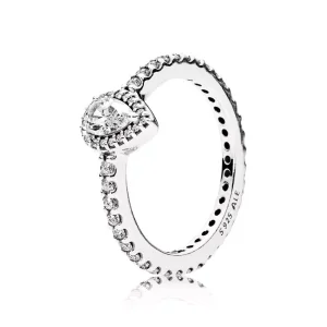 (bild till) PANDORA Radiant Teardrop Ring 196254CZ
