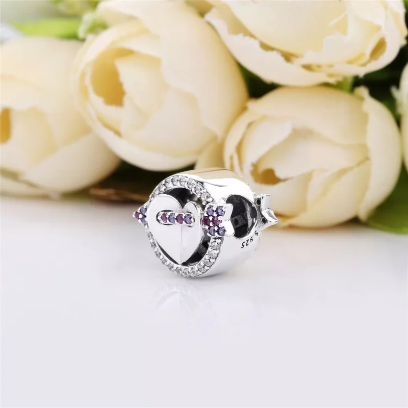 (bild till) PANDORA Sparkling Arrow & Heart Berlock 797827CZMX - View 3