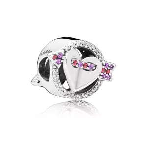PANDORA Sparkling Arrow & Heart Berlock 797827CZMX (bild till) PANDORA Sparkling Arrow & Heart Berlock 797827CZMX