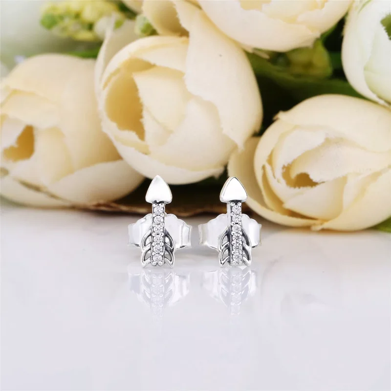(bild till) PANDORA Sparkling Arrows Stiftörhängen 297828CZ - View 2