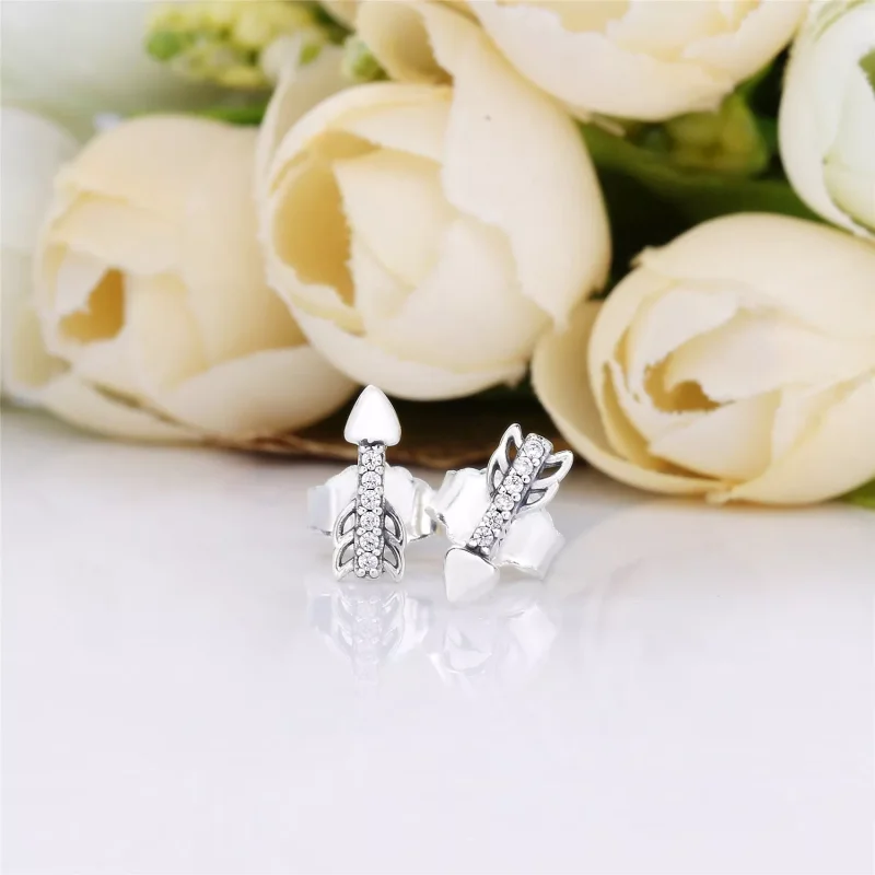 (bild till) PANDORA Sparkling Arrows Stiftörhängen 297828CZ - View 3