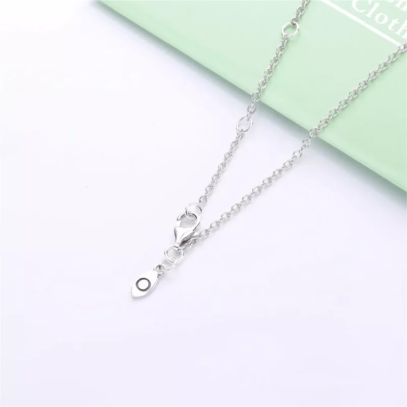 (bild till) PANDORA Asymmetric Heart of Love Halsband 397797CZ - View 4
