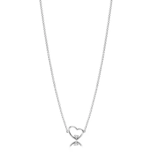 (bild till) PANDORA Asymmetric Heart of Love Halsband 397797CZ