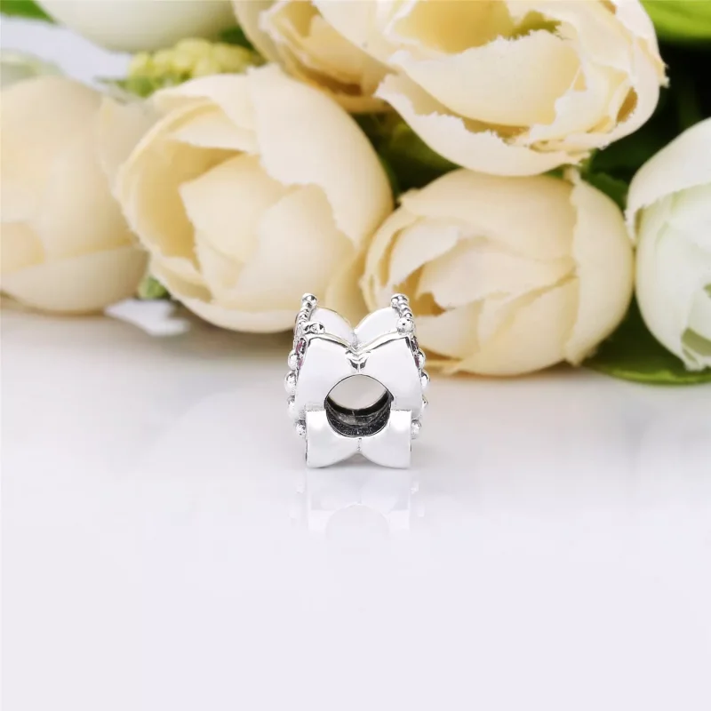 (bild till) PANDORA Bländande rosa fjäril Berlock 797882NCCMX - View 4