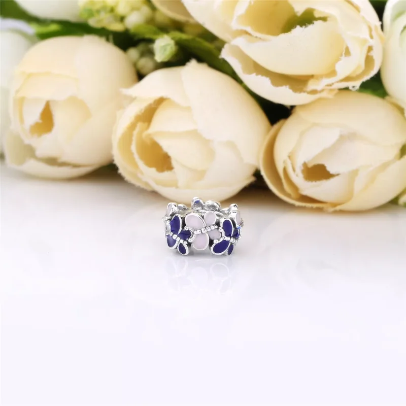 (bild till) PANDORA Butterfly Arrangement Mellanled 797870ENMX - View 4