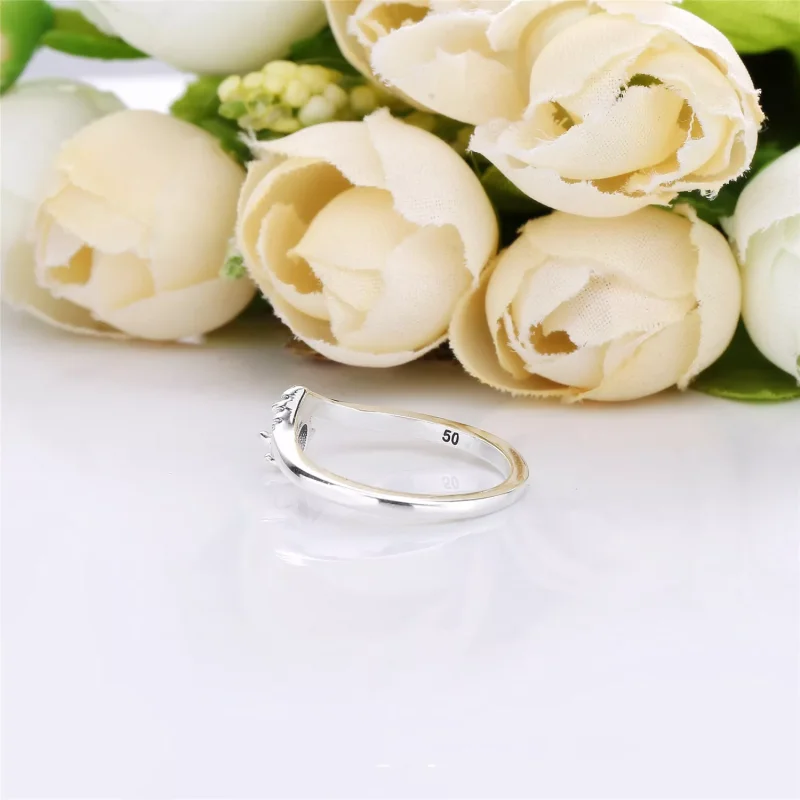 (bild till) PANDORA Classic Wish Ring 197790CZ - View 4