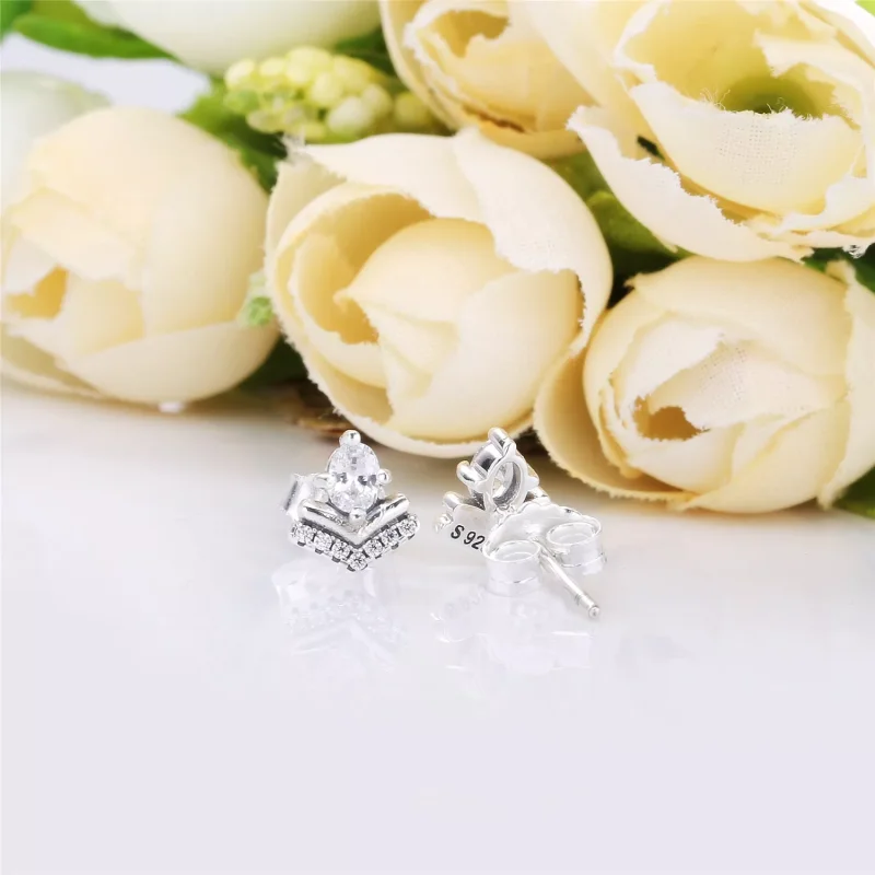 (bild till) PANDORA Classic Wishes Stiftörhängen 297787CZ - View 4