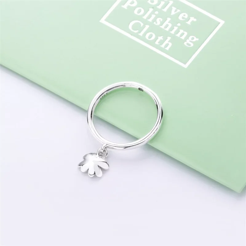 (bild till) PANDORA Dangling Clover Ring 197938 - View 4