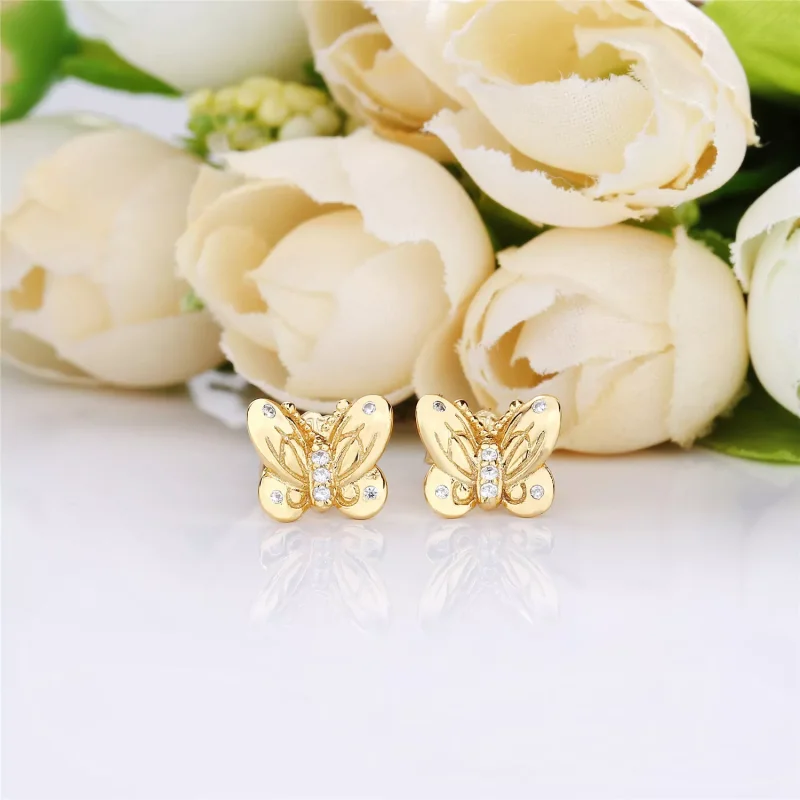 (bild till) PANDORA Decorative Butterflies Örhängen 267921CZ - View 2