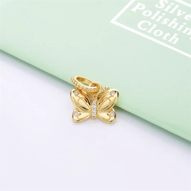 (bild till) PANDORA Decorative Butterfly Hängsmycke Hängberlock 367962CZ - View 3