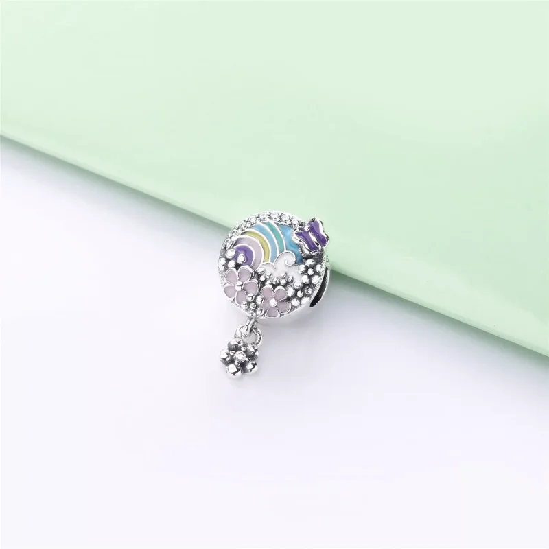 (bild till) PANDORA Flower Colour Story Berlock Hängberlock 797999ENMX - View 3