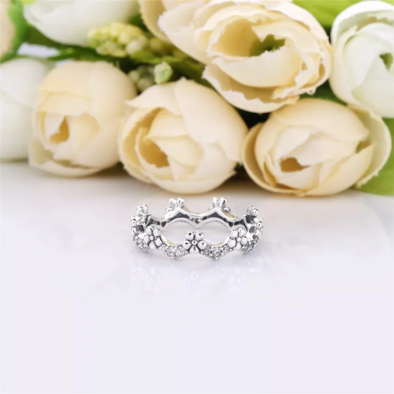 (bild till) PANDORA Flower Crown Ring 197924CZ - View 3