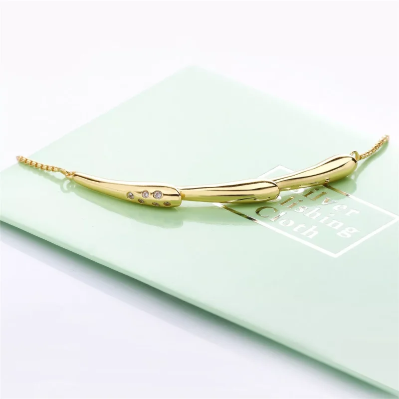 (bild till) PANDORA Flower Stem Sliding Armband 567917CZ - View 4