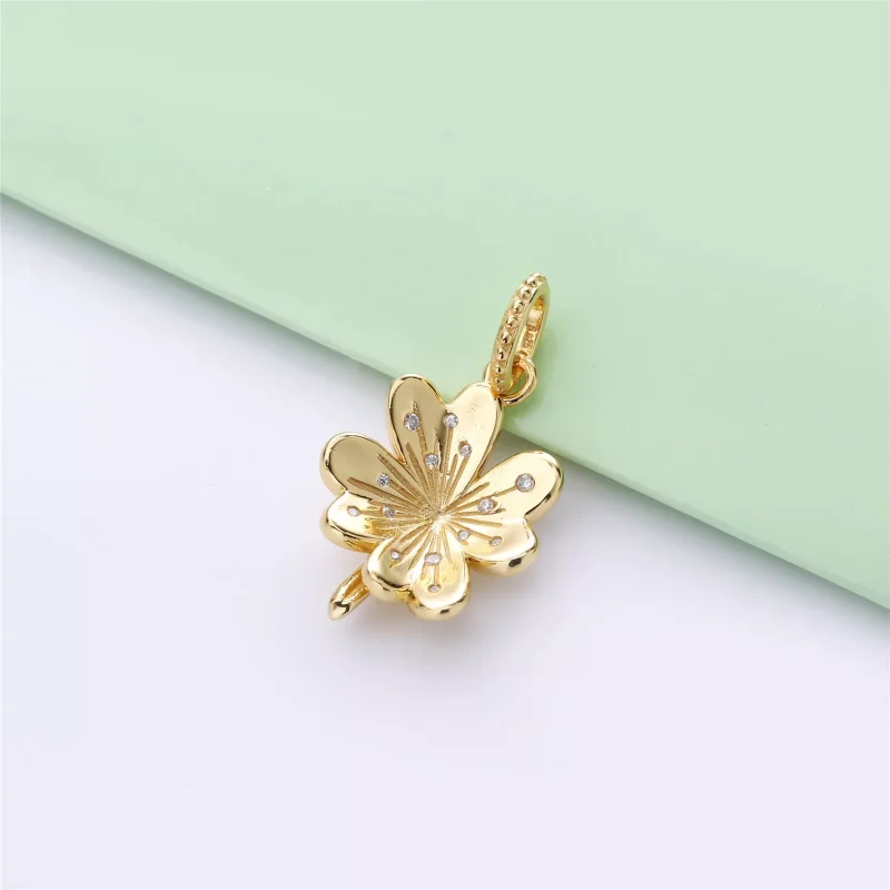(bild till) PANDORA Lucky Four-Leaf Clover Hängsmycke 367935CZ - View 2