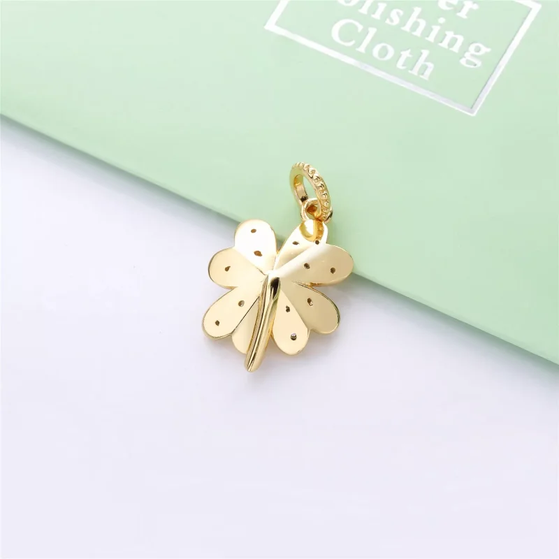 (bild till) PANDORA Lucky Four-Leaf Clover Hängsmycke 367935CZ - View 4