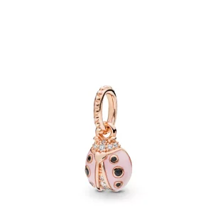 (bild till) PANDORA Lucky Pink Ladybird Hängsmycke 387909EN160