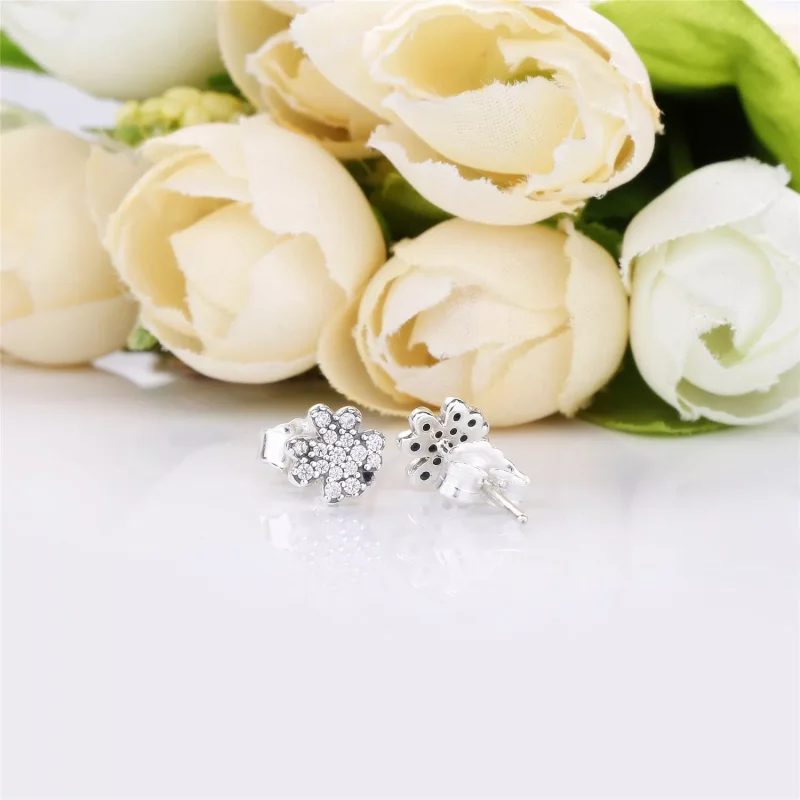 (bild till) PANDORA Radiant Clovers Örhängen 297944CZ - View 4