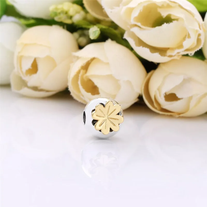 (bild till) PANDORA Shining Clover Klämstopp 768000CZ - View 2