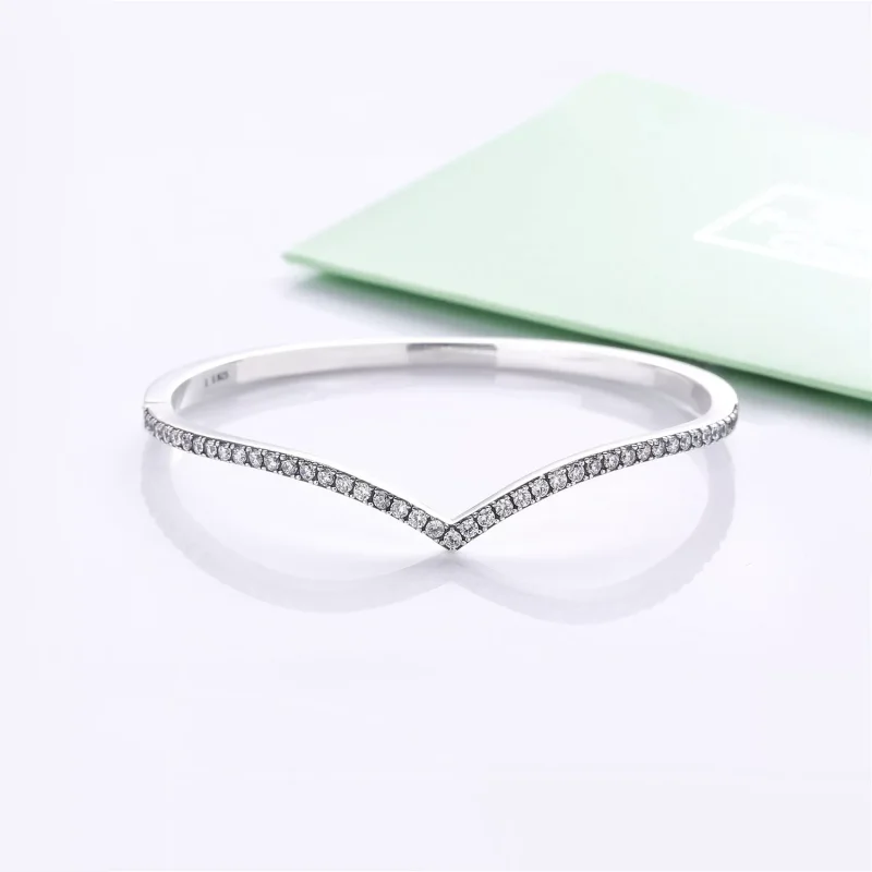 (bild till) PANDORA Skimrande önskan Armring 597837CZ - View 3