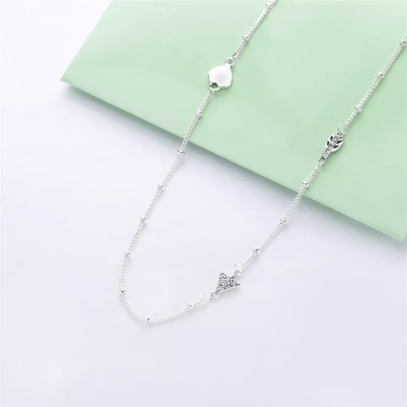 (bild till) PANDORA Sparkling Arrow Halsband 397795CZ - View 2