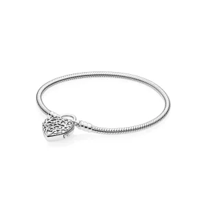 (bild till) Pandora Armband Regal Heart Hänglås - 597602