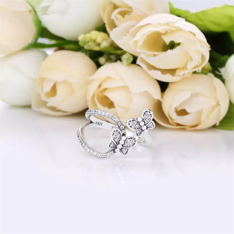 (bild till) PANDORA Bedazzling Butterflies Ring 197920CZ - View 3