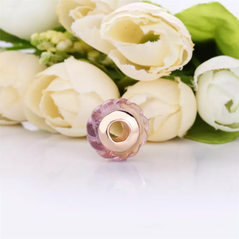 (bild till) Pandora Berlock Glittrande Spår 14 Karat Roséguld - 788107 - View 3