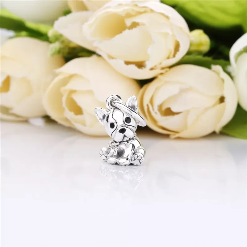 (bild till) PANDORA Bulldog Puppy Hängberlock 798008EN16 - View 2