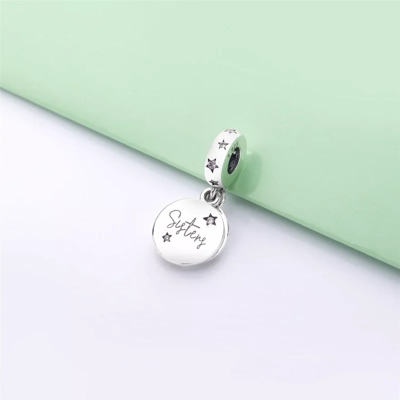 (bild till) PANDORA Forever Sisters Hängberlock 798012FPC - View 2