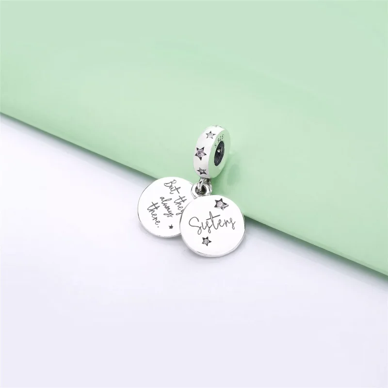 (bild till) PANDORA Forever Sisters Hängberlock 798012FPC - View 3