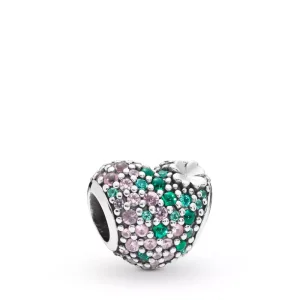 (bild till) PANDORA Glimmande Clover Heart Berlock 797869NRGMX