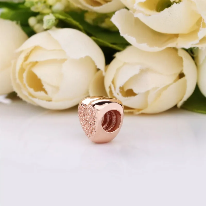 (bild till) PANDORA Matte Brilliance Heart Berlock 787881 - View 3