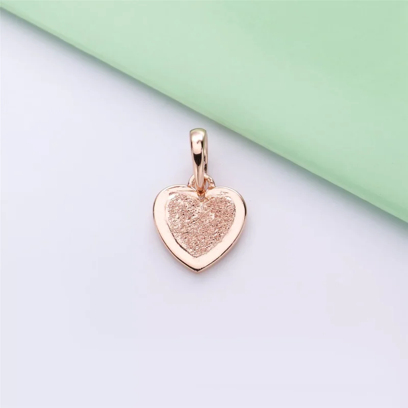 (bild till) PANDORA Matte Brilliance Heart Hängsmycke 387926 - View 3