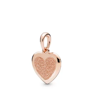 (bild till) PANDORA Matte Brilliance Heart Hängsmycke 387926