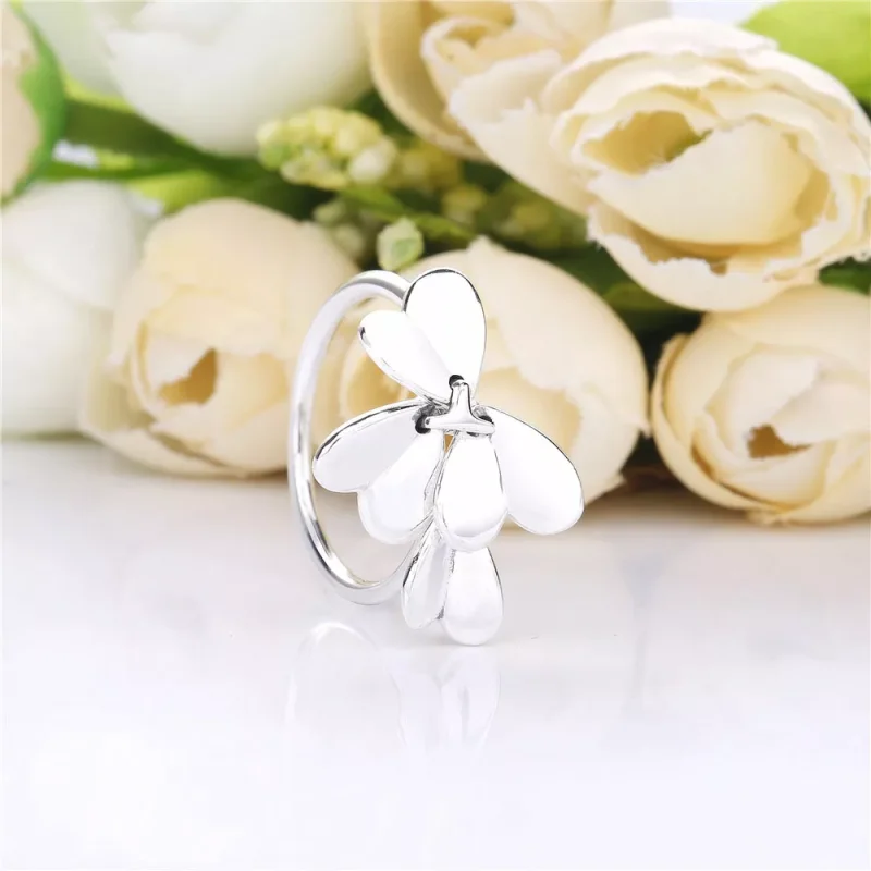 (bild till) PANDORA Moving Clover Ring 197949 - View 2